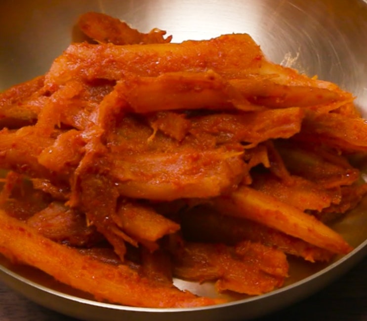  어남선생 더덕무침 레시피 더덕 양념 만들기 편스토랑 요리