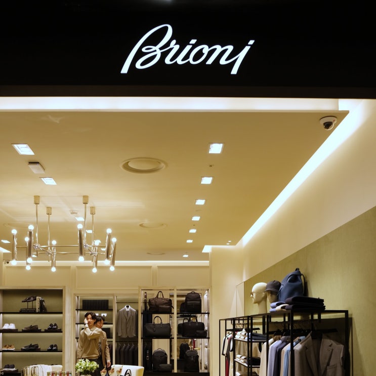 브리오니 Brioni <b>롯데</b>백화점 잠실 에비뉴엘점 <b>오픈</b> & 방문 후기