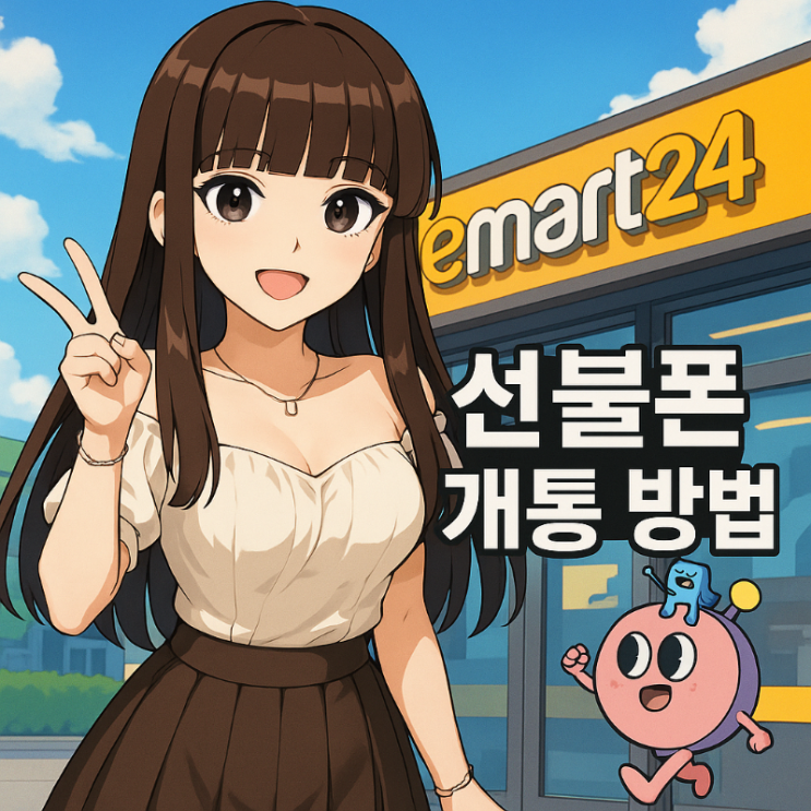  유플러스 선불폰 모두의 유심 원칩 개통 방법 5분컷