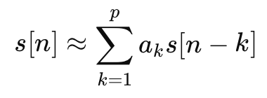  음성신호처리 -8- LPC (Linear Predictive Coding)