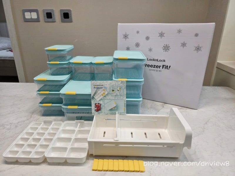 [락앤락 프리저핏] 냉동실정리 냉장고정리 냉동실보관용기