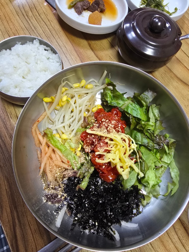  김제 맛집 총체보리한우촌 김제점 육회비빔밥 식사 후기