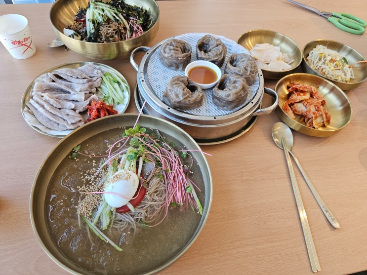 [파주] 강별면옥 - 깔끔하고 분위기 좋은 파주 냉면맛집