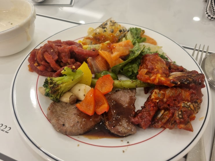  [부천돌잔치장소추천] 스테이크가 맛있는 부천 돌잔치 명가 블루미파티하우스 뷔페후기.