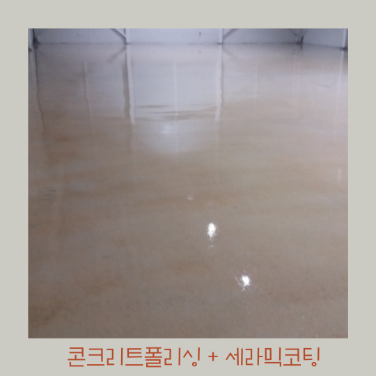  포항 공장 바닥 시공 - 콘크리트 폴리싱 + 세라믹 코팅까지!