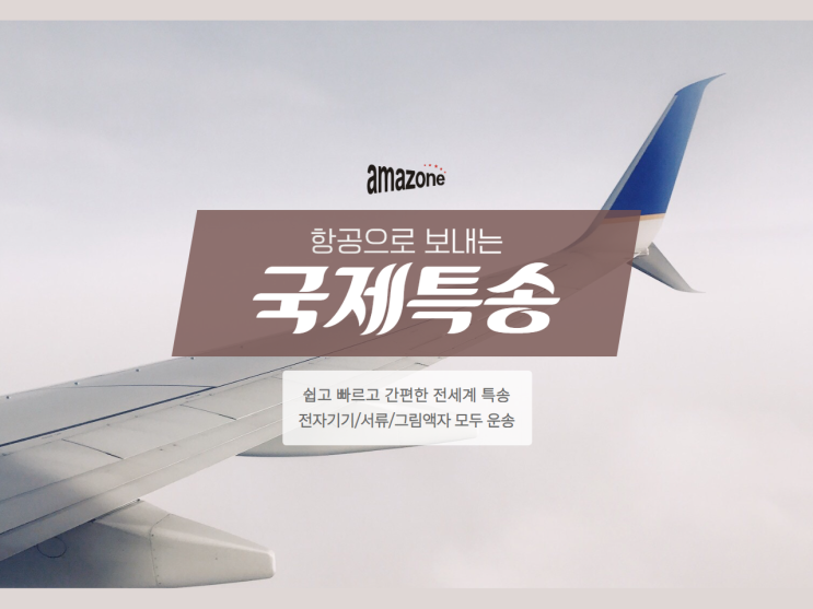 전세계 2~3일 안에 배송 받는 국제특송ㅣ아마죤쉬핑 항공배송 신청