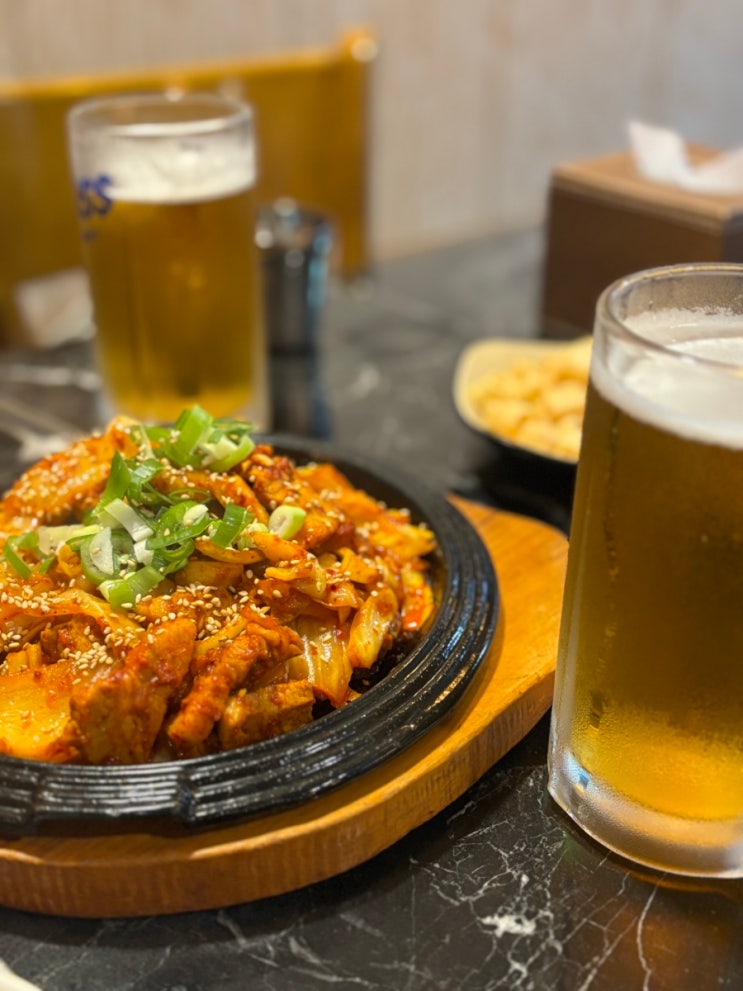  고속터미널맛집 범주당 고터 삼겹두루치기+전 조합 미친 곳, 반포·잠원동 데이트 술집 추천