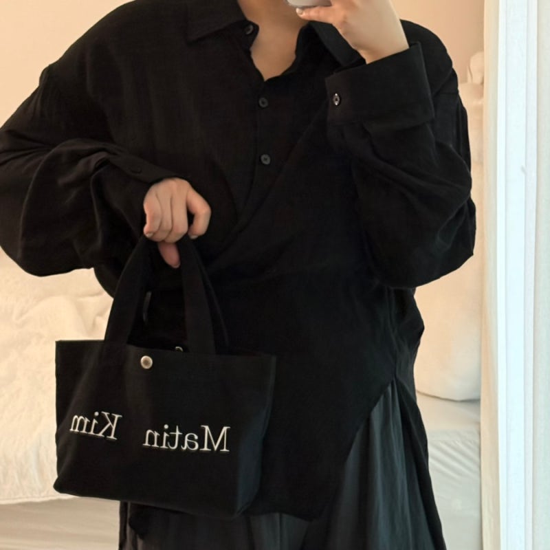마뗑킴 캔버스 미니 토트백 후기