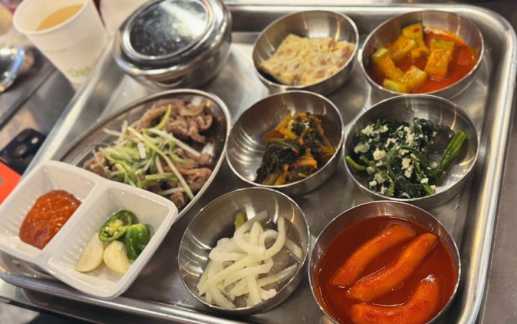 충무로 상록수 불고기 점심 백반 메뉴 아쉬웠던 후기