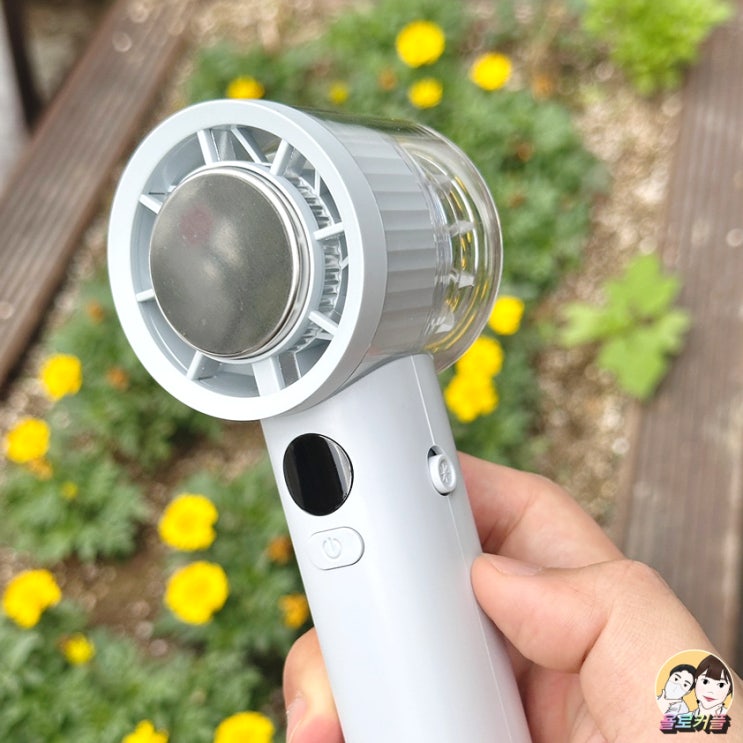 휴대용 손선풍기 디큐브 프럭스C 100단 냉각 여름 필수템 추천