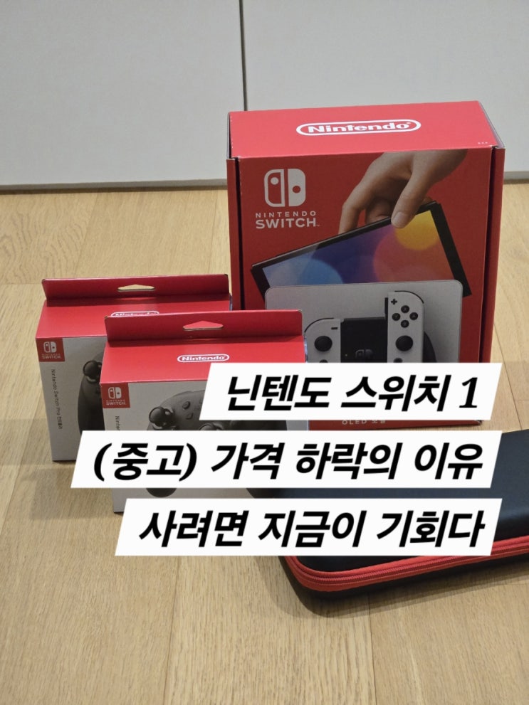  닌텐도 스위치1 그리고 동물의숲을 시작해 본다. (닌텐도 스위치 중고로 싸게 살 수 있는 기회)