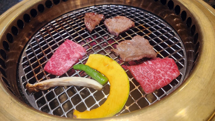  나고야에서 시라카와고 가는 길 야키니쿠 맛집 4인 런치 5천엔! 가와시마야 이치노미야