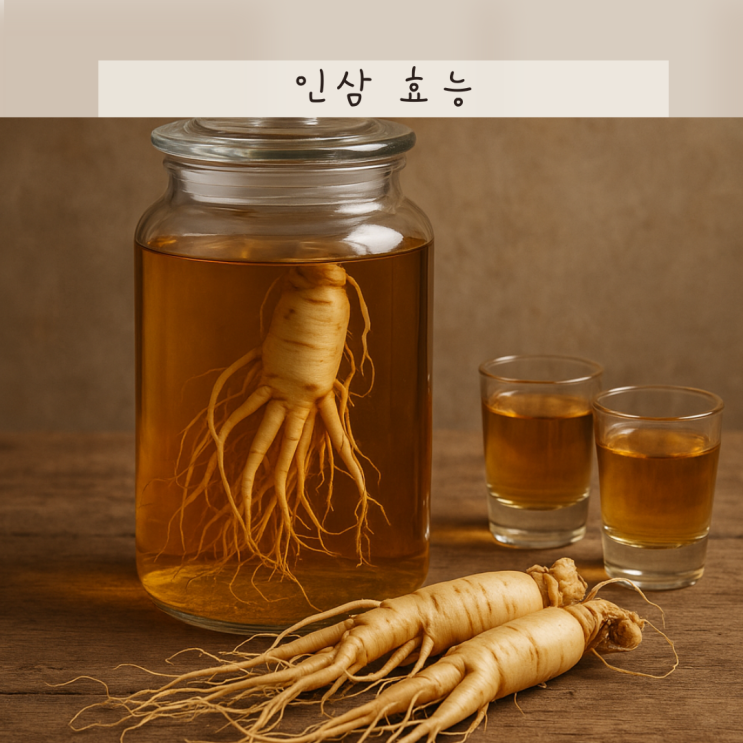 인삼 효능 8가지! 인삼주 인삼차 피로회복부터 면역력까지 다 챙기는 보약