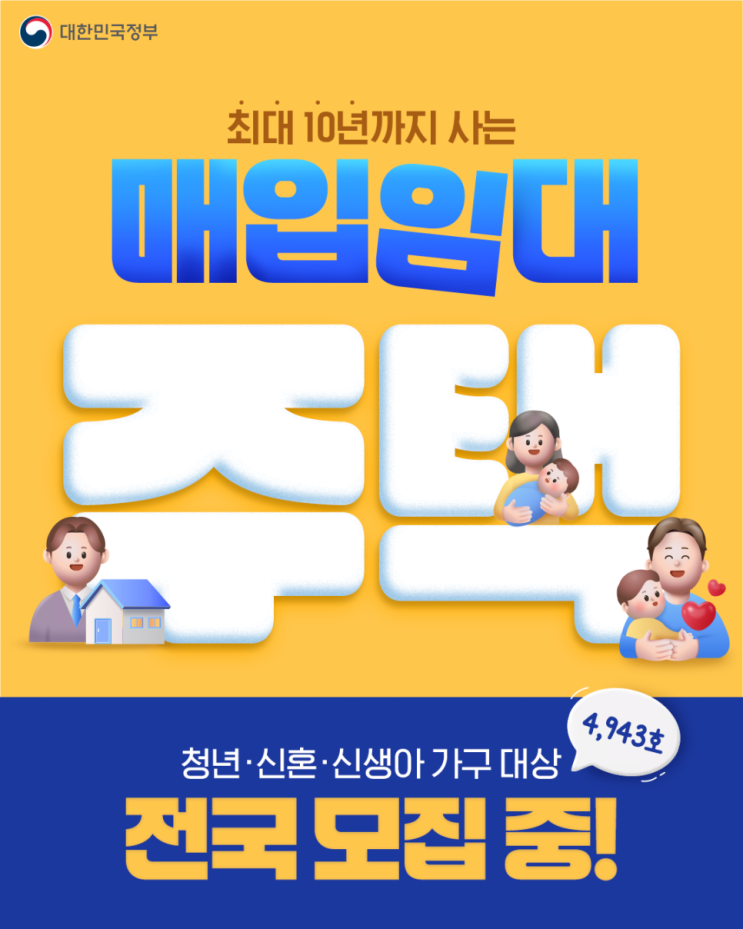  청년.신혼부부.신생아 가구 매입임대주택 2025년 2차 입주자 모집!