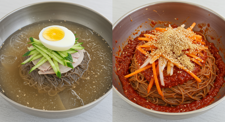  냉면 칼로리, 물냉면 비빔냉면 칼로리 나트륨은?