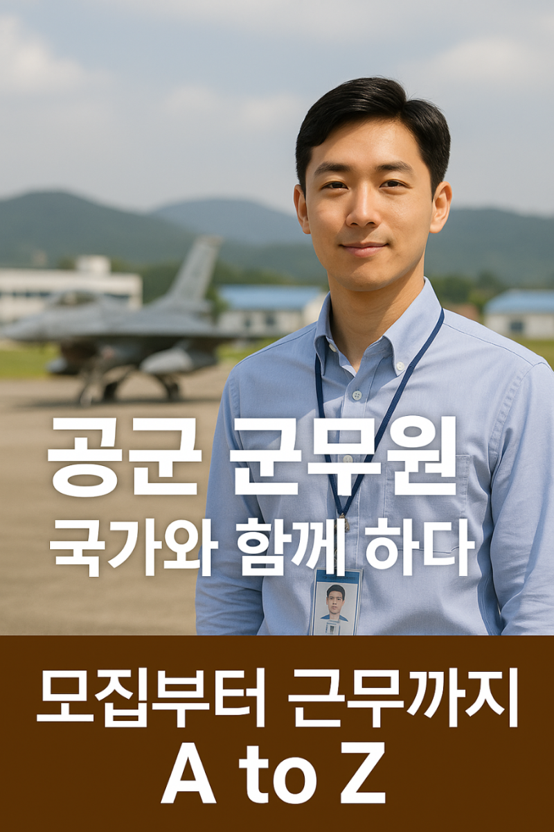 공군 군무원, 국가와 함께 하다! 모집부터 근무까지 A to Z