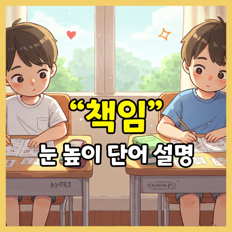  초등 아이도 이해하는 ‘책임’ 뜻과 예시, 4자성어·속담·동화까지 한눈에!