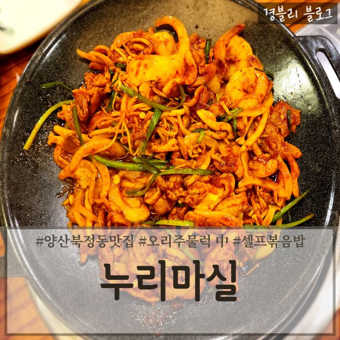  양산북정동맛집 양산오리주물럭맛집 양산가족모임추천 '누리마실'