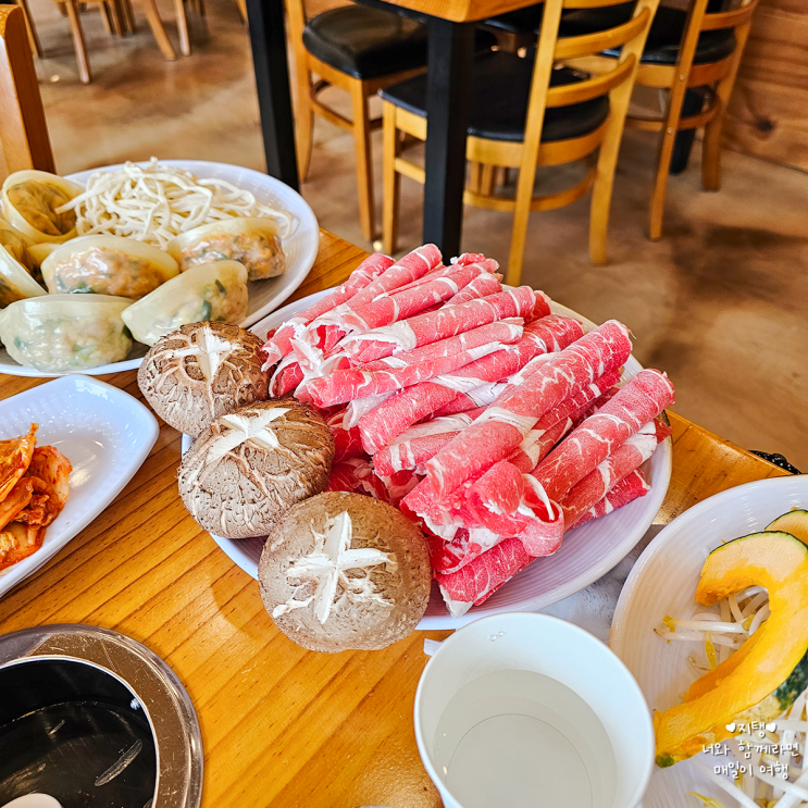  용인 처인구 맛집 점심 늦게 가도 조용한 가족식사 샤브샤브 만두맛집
