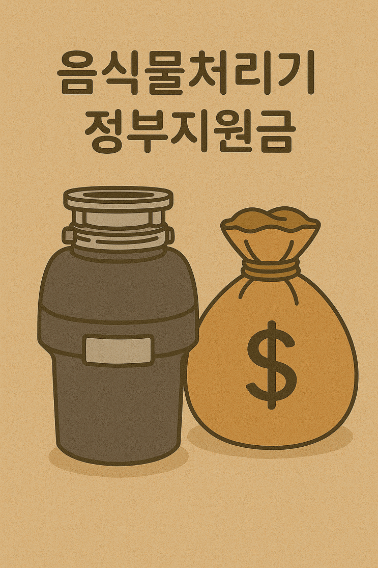  음식물처리기 정부지원금 경기도 지금 바로 신청하세요!