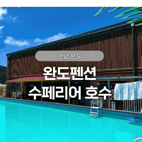 [전남 완도] 수영장 있는 완도펜션 수페리어호수 후기
