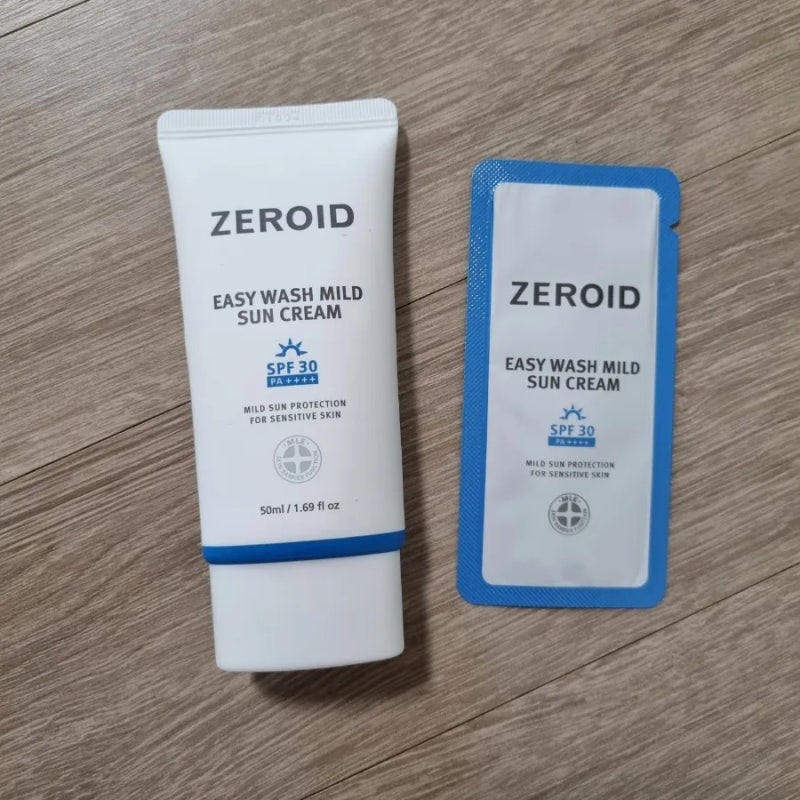 제로이드 " 이지워시 마일드 " 선크림 SPF30 사용후기