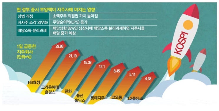 상법개정 초읽기…지주사株 신고가 행진 상법개정 초읽기…지주사株 신고가 행진