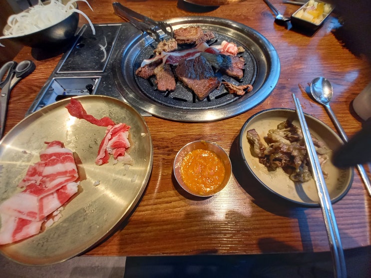[맛집 소개] 경기도 구리시 카우카우 구리토평점(소고기 무한리필 가능, 벌말로 103 1층)