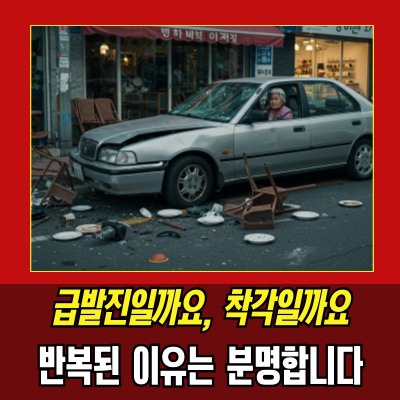  80대운전자 급발진? 반복되는 이유는 분명합니다