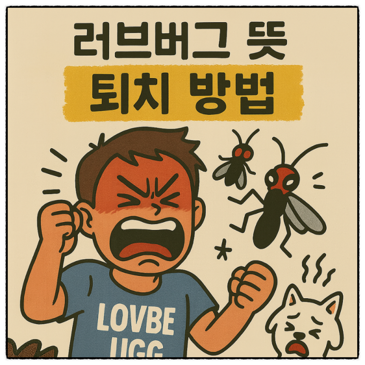  러브버그 뜻, 익충 퇴치 방법