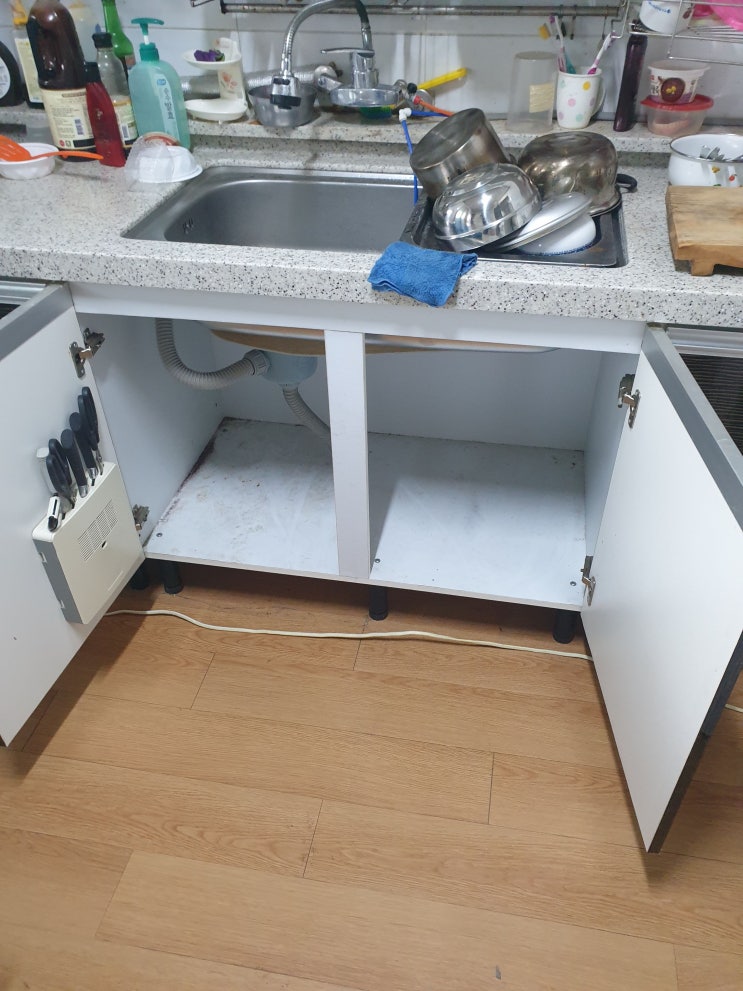  대전 부사동 단독주택 누수탐지｜싱크대 하단 배관 누수 수리 사례