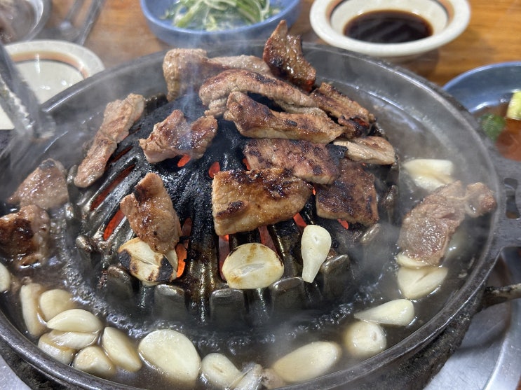  천안 문화동 천안역 물갈비 내돈내산 맛집 석산장숯불갈비