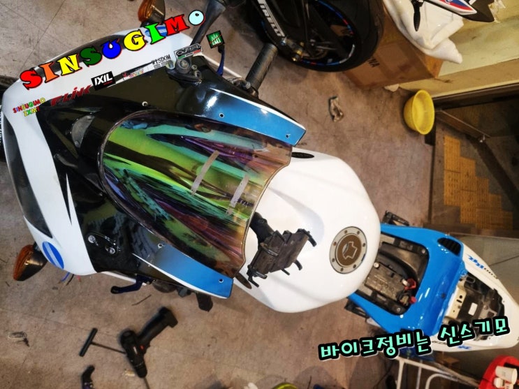 HONDA CBR600RR 2006 / 리어카울 탱크카울 텔라이트 조립  / 수입 모터싸이클 정비전문점 / 신스기모