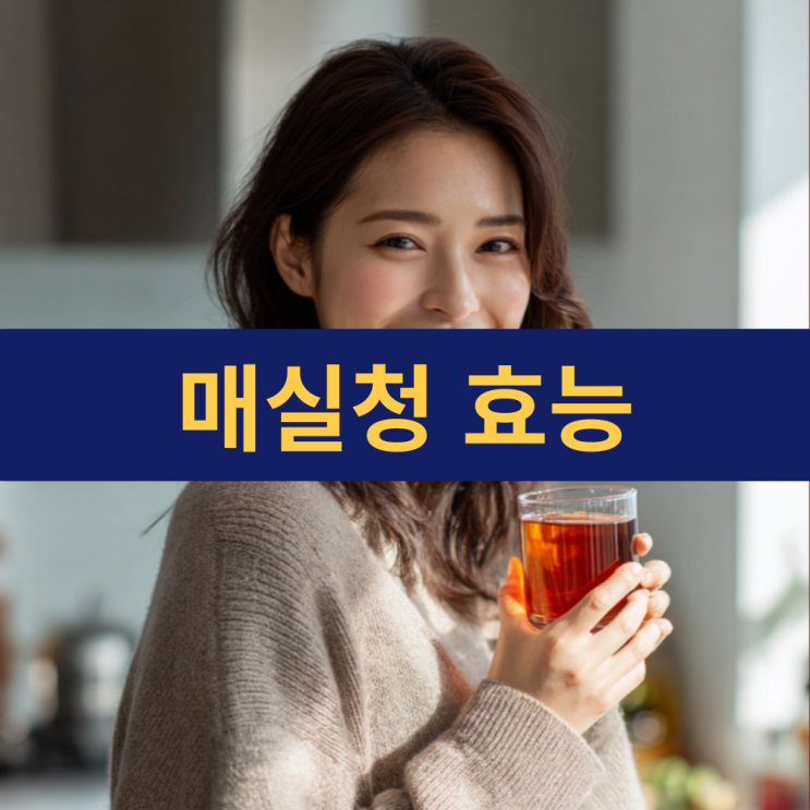  매실청 효능 | 매실엑기스 효능 | 매실 매실청 매실엑기스 차이점
