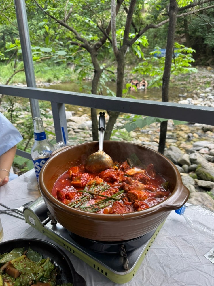  원주 금대리 계곡 백숙 맛집 ‘큰곰’