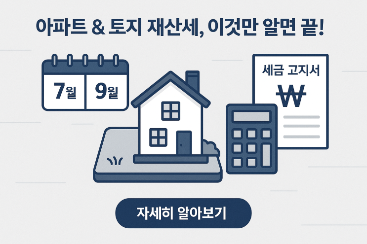 99%가 놓치는 재산세 절세 꿀팁! 7월 납부 전에 반드시 확인하세요.