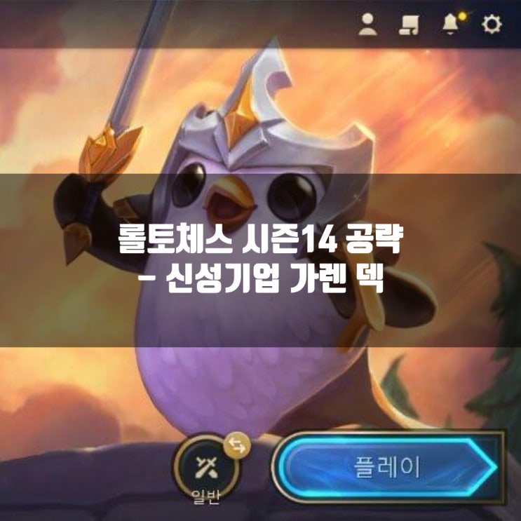 롤토체스 덱추천 : 신성기업 가렌 덱