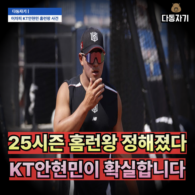 디아즈? 오스틴? <b>홈런</b>왕은 그냥 <b>KT 안현민</b> 입니다