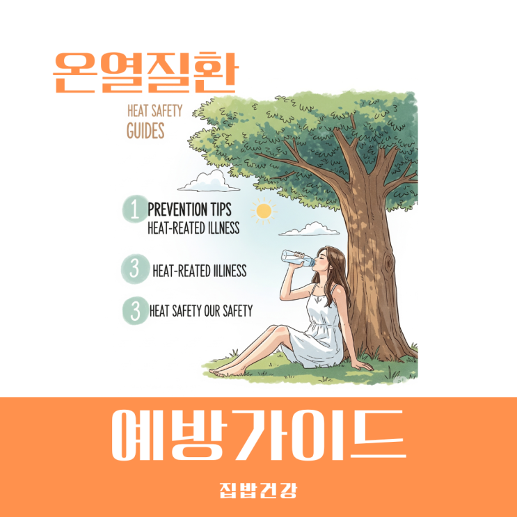 온열질환 예방가이드 폭염주의보 발령 시 반드시 지켜야 할 행동수칙