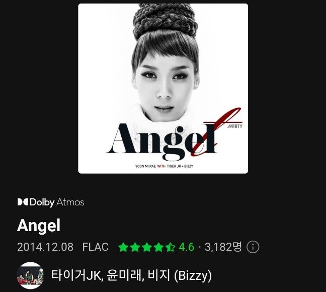 노래 리뷰/윤미래/angel /타이거jk
