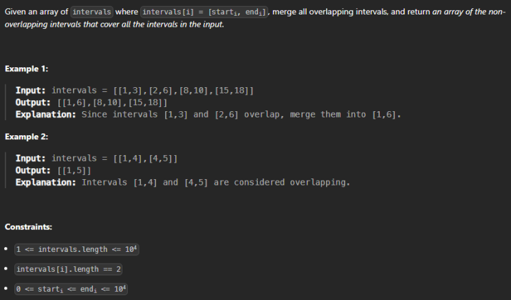  JAVA_LeetCode 56_Merge Intervals