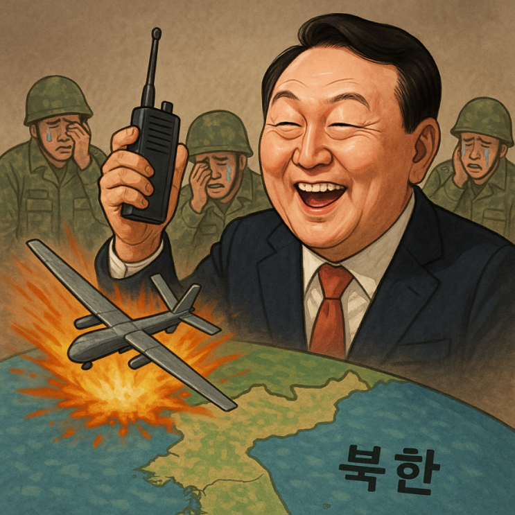 윤석열 지시 북한 전쟁도발 <b>외환죄</b> 증거나왔다-<b>무인기</b>도발