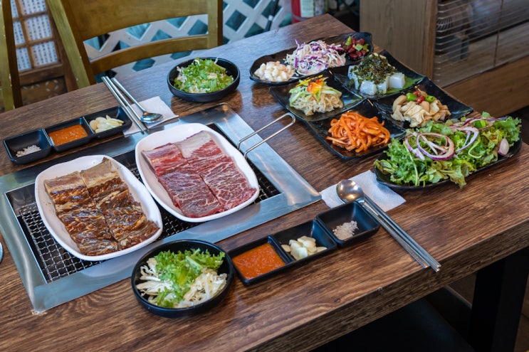 포천이동갈비맛집 , 힐마루cc맛집 추천 - 백년애가든