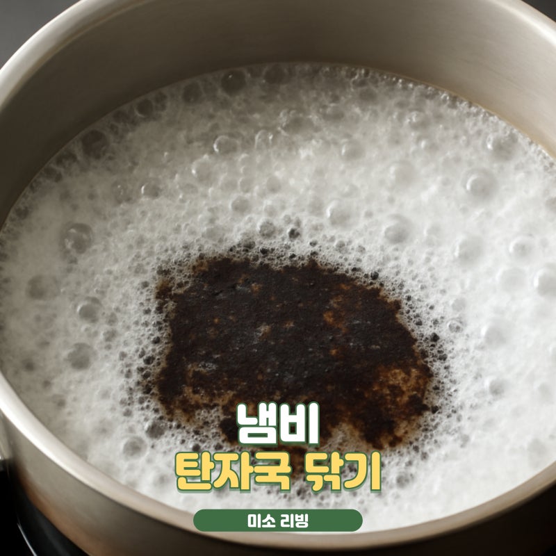 탄 냄비 세척방법 스텐압력밥솥 탄자국 닦는법 후기