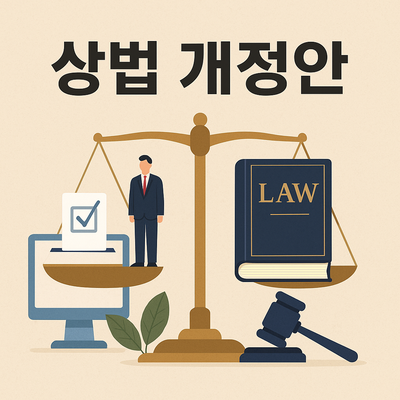 (경제정보) 현재 추진중인 "<b>상법 개정안</b>" 해외 선진국과 비교 및... 