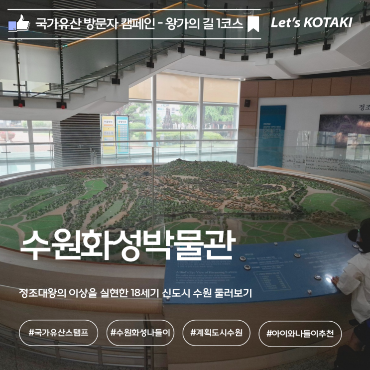  수원화성박물관 나들이 국가유산 방문자 스탬프 위치