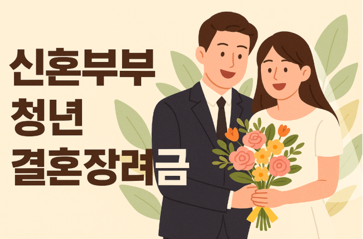  2025년 신혼부부·청년 결혼장려금, 우리 지역은 얼마 받을 수 있을까? (지역별 지원금 혜택 정리)