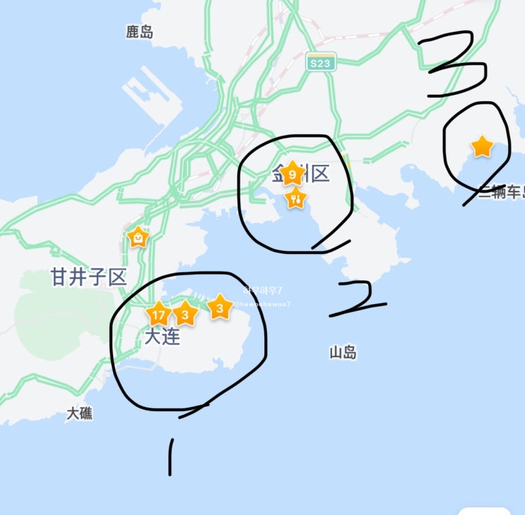  ( 대련 자유여행 ) 대련에 20일 넘게 머무른 사람 추천! 대련 2박 3일 3박 4일 일정 야무지게 구경하는 코스 추천 대련 관광명소 위치 이름