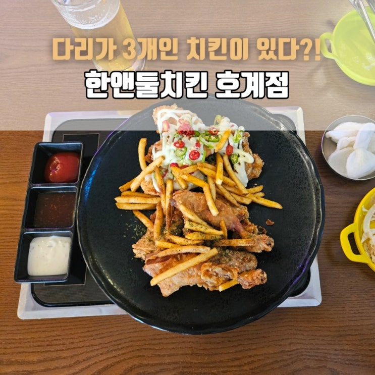  호계동 맛집 한앤둘치킨 | 점심엔 돈까스 저녁엔 가성비 치킨 맛집