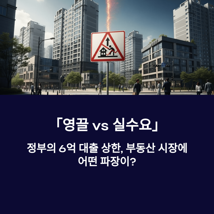  「영끌 vs 실수요」 정부의 6억 대출 상한, 부동산 시장에 어떤 파장이?